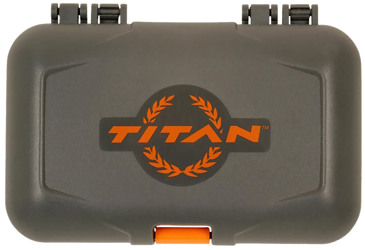 Allen 7009 Titan Broadhead Caddy Gray and Orange Secure Lid-Lock