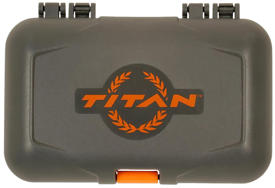 Allen 7009 Titan Broadhead Caddy Gray and Orange Secure Lid-Lock