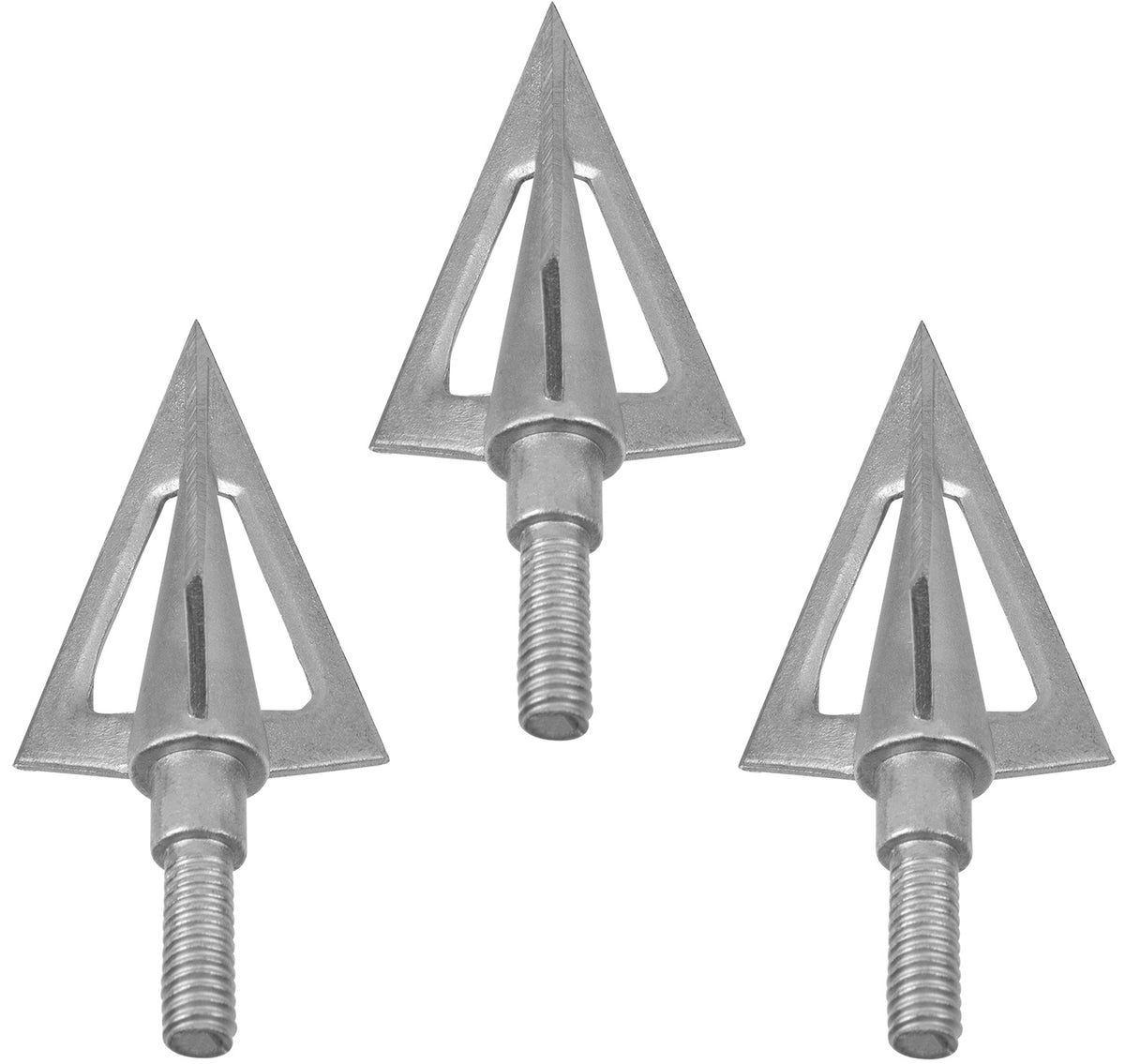 Allen Ion Gray Fixed Blade 100gr Broadhead 1-Inch Cutting Diameter Pack of 3
