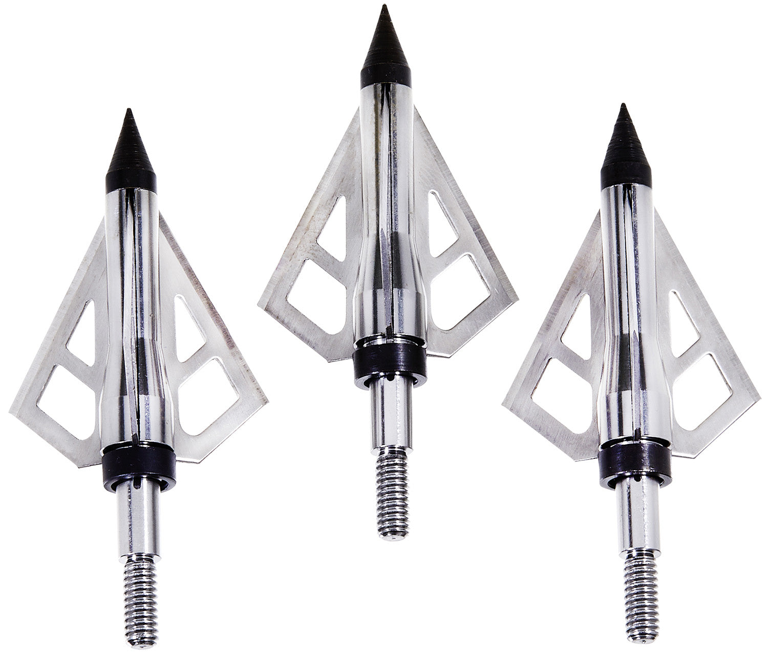 Allen Optimus Broadhead Stainless Steel Low-Profile Blades Silver 3-Pack