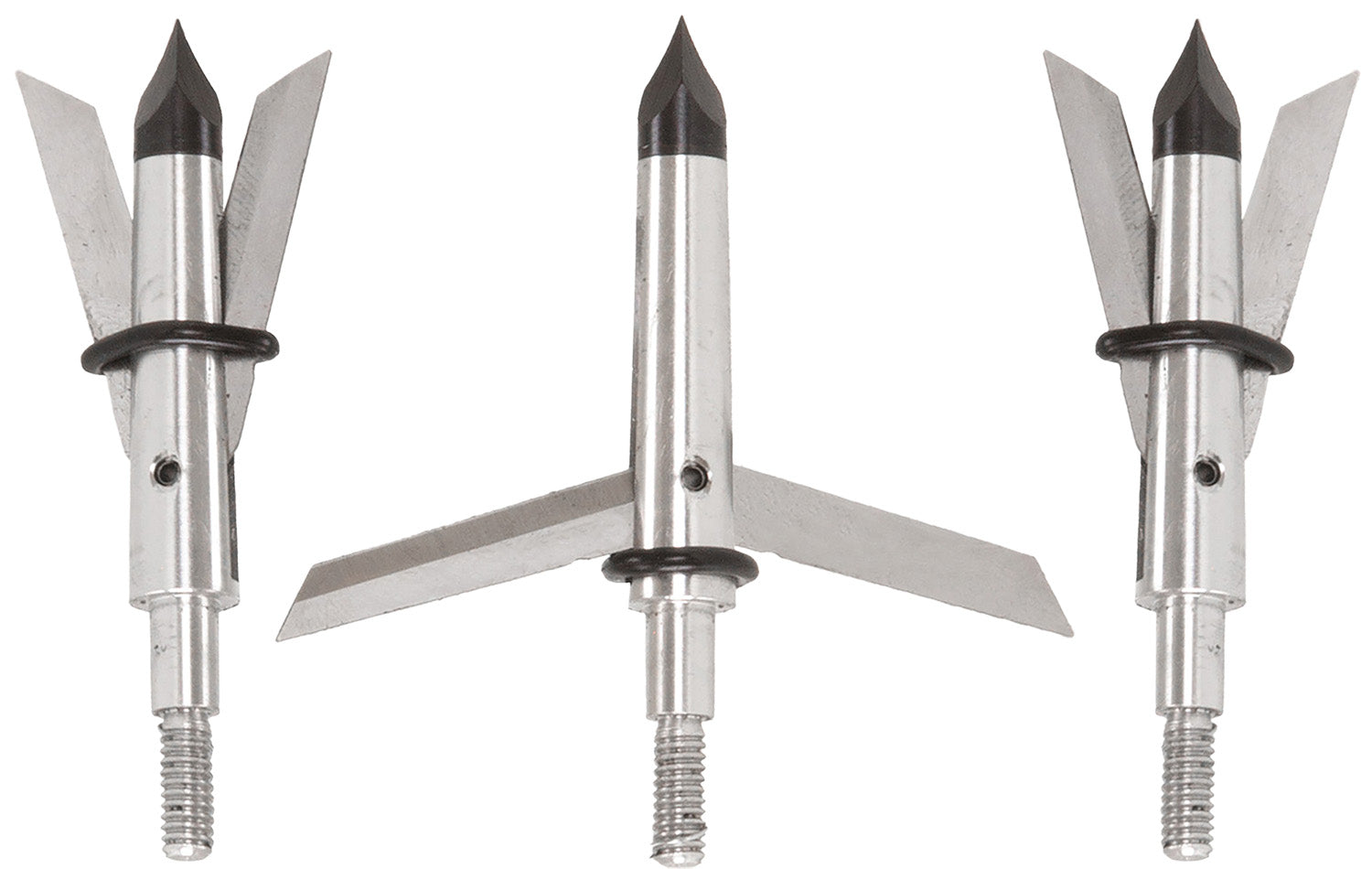 Allen Tomahawk Rear-Deploy Expandable Broadhead Stainless Steel Blades Silver 3-Pack
