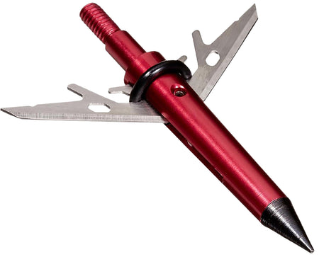 Allen Therm-X Expandable Broadhead Field-Point Accurate Red/Black 3-Pack