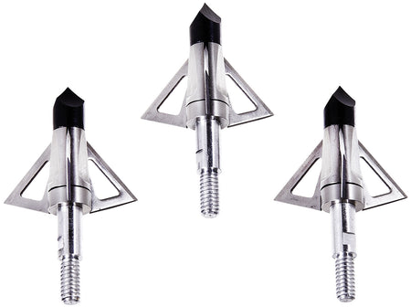 Allen 14690 Velox 3-Blade Archery Broadhead Integral Lock Stainless Steel 3-Pack