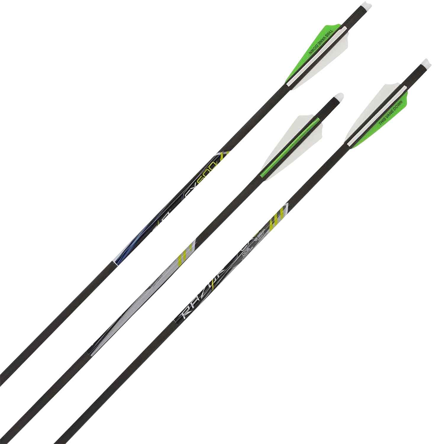 Allen CX600 Crossbow Bolts Carbon Fiber .006 Straightness 20" Black 3-Pack