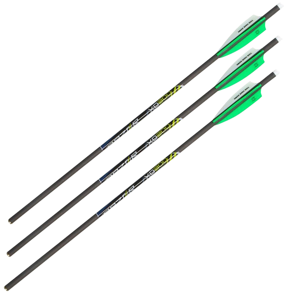 Allen XD300 Crossbow Bolts .003 Straightness Carbon Fiber 20" Black 3-Pack