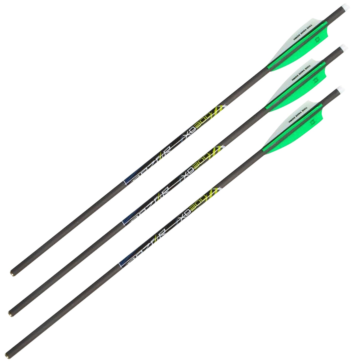 Allen XD300 Crossbow Bolts .003 Straightness Carbon Fiber 20" Black 3-Pack