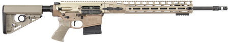 Larue Tactical LTMRGGS308W20FDELC LT10 MRGG MLOK 308 10+1 20" Stealth Fluted Barrel FDE Right Hand