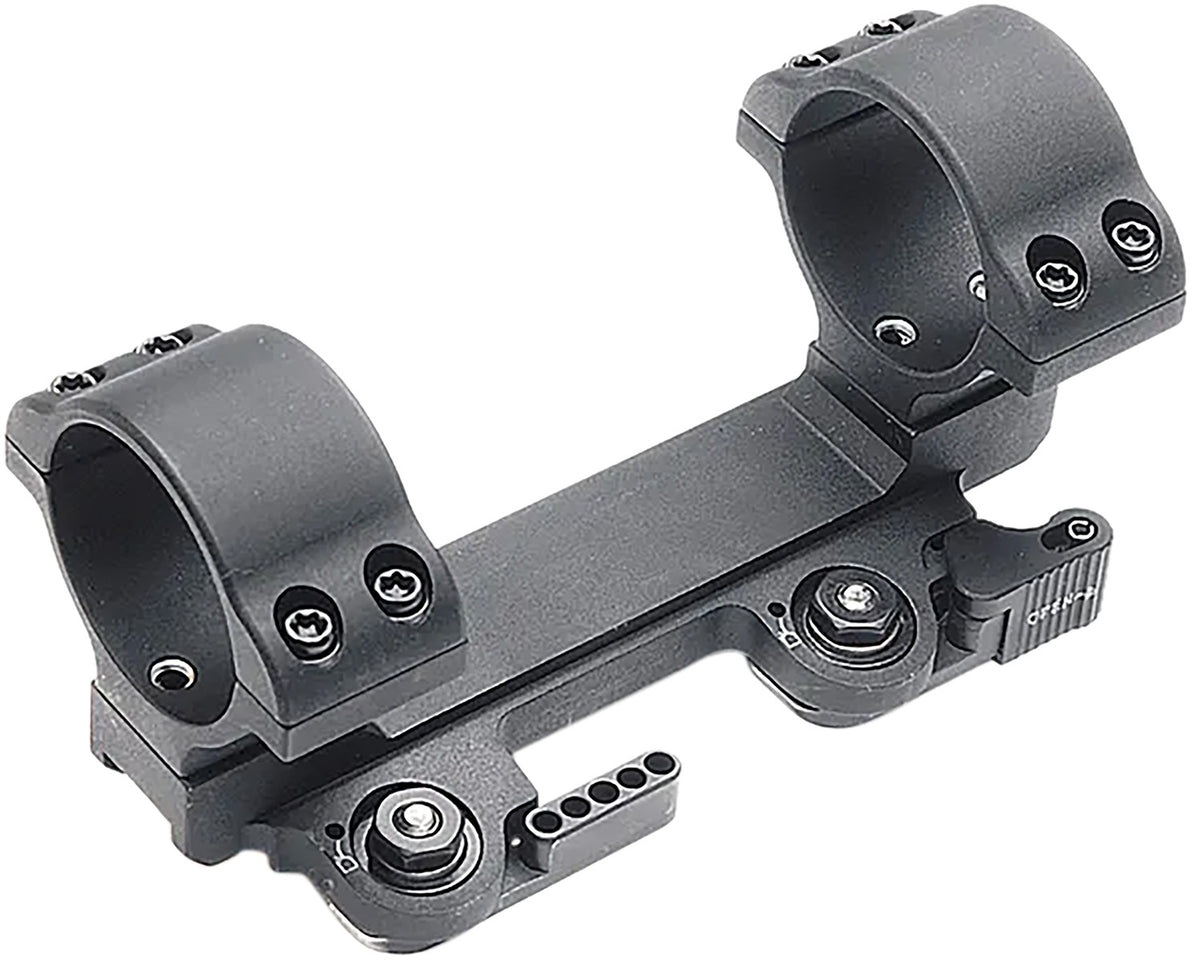 LaRue Tactical LT11130 In-Line QD Mount Black 30mm Medium Rings Aluminum