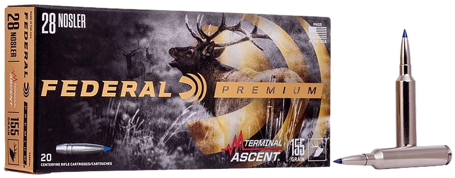 Federal Polymer Tip .28 Nosler 155 grain Polymer Tip ammunition