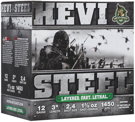 HEVI-Shot  Shotgun Ammo 12 Gauge 3 in 1-3/8 oz #2 / 3