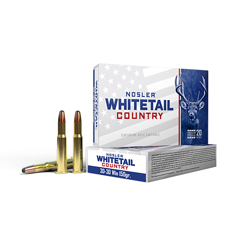Nosler Whitetail Country .30-30 Winchester 150 grain Solid ammunition