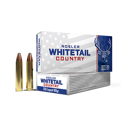 Nosler  .350 Legend 180 grain Lead Flat Nose ammunition