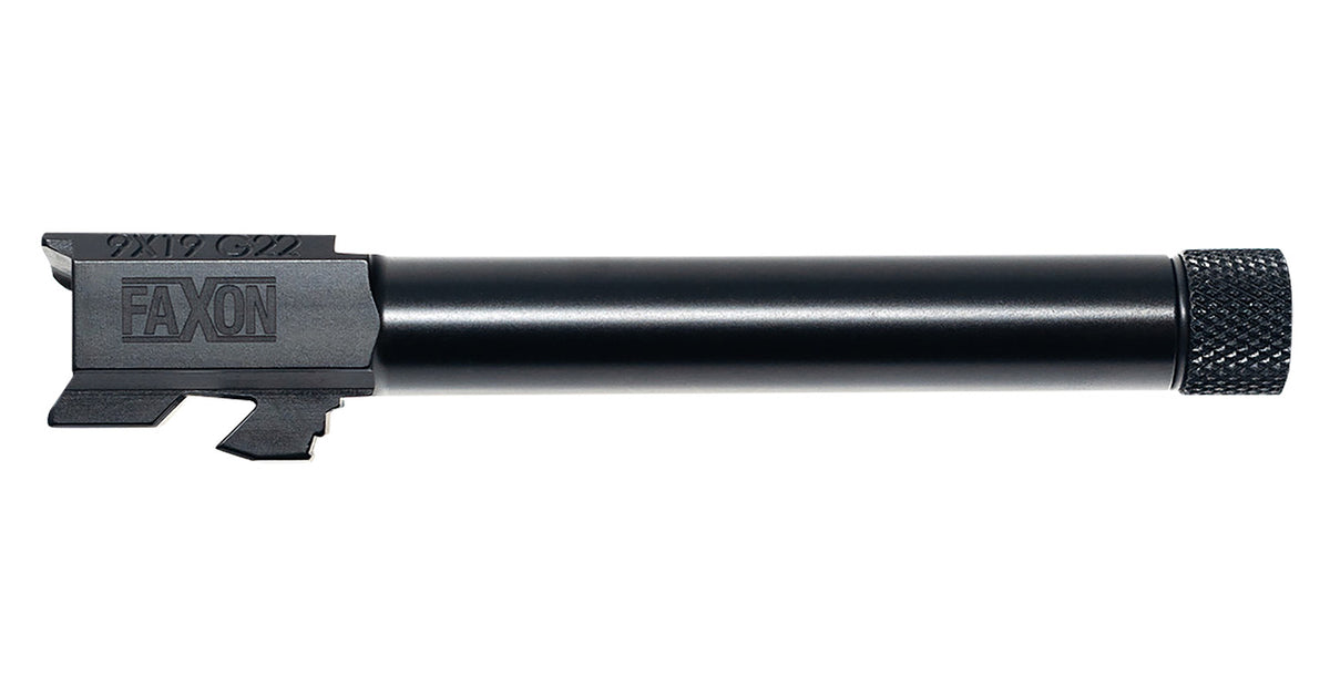 Faxon Firearms 9mm Duty Series Pistol Barrel for G22 Gen2-4 4150 Steel