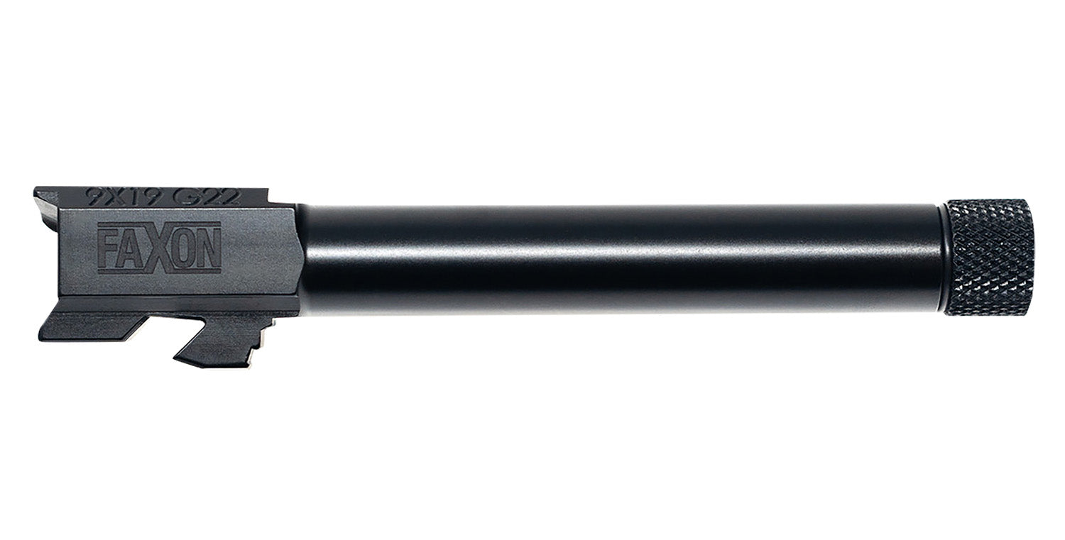 Faxon Firearms 9mm Duty Series Pistol Barrel for G22 Gen2-4 4150 Steel