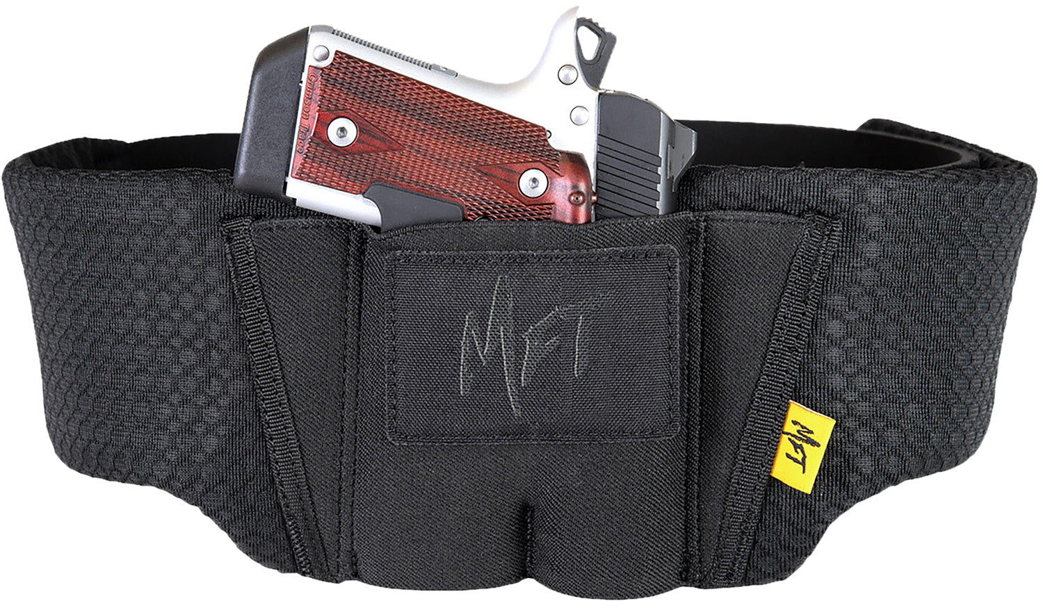 MFT Ultralite Ambidextrous Belly Band Holster 3D Spacer Mesh Black 26"-52"