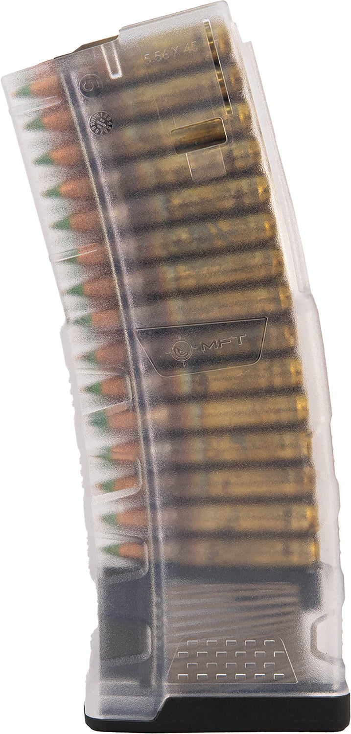Mission First Tactical EXDPM556TC 30-Round 5.56 EXD Translucent Clear Magazine Fits AR/M4