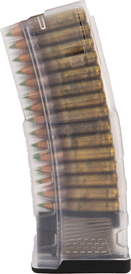 Mission First Tactical EXDPM556TC 30-Round 5.56 EXD Translucent Clear Magazine Fits AR/M4