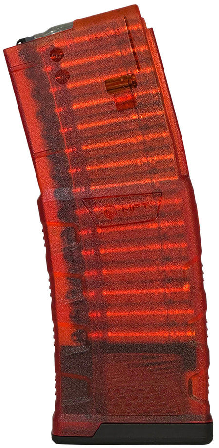 Mission First Tactical EXDPM556TR 30-Round 5.56 EXD Translucent Red Magazine Fits AR/M4