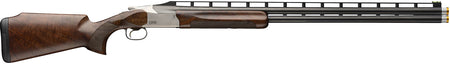 Browning 0183244002 Citori 825 Trap 12 Gauge Break Open 2.75" 2rd 32" Polished Blued Over/Under Vent Rib Barrel, Silver Nitride Stainless Steel Receiver, Monte Carlo Comb Gloss Black Walnut Stock