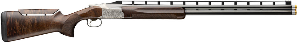 Browning 0183504002 Citori 825 Pro Trap 12 Gauge Break Open 2.75" 2rd 32" Polished Blued Over/Under Vent Rib Barrel, Silver Nitride Stainless Steel Receiver, Adj Comb Gloss Black Walnut Stock