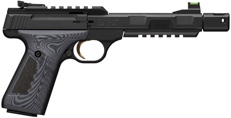 Browning 051597490 Buck Mark Contour Pro 22 LR 10+1 5.90" Matte Black Gray/Black G-10 Grip