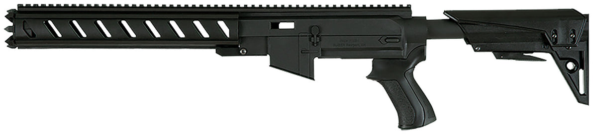 ATI AR-22 GEN2 Black Polymer AR-15 Style Conversion Stock with Picatinny Rail for Ruger 10/22