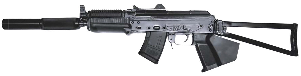 Riley Defense Inc RAK102KRINKCANCA Krink Can *CA Compliant 7.62x39mm 10+1 8.50" Black Nitride Threaded Barrel, Fixed Black Metal Stock, Black Polymer Stock, Pinned Faux Can