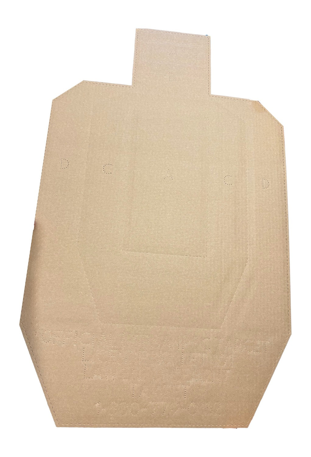 Action Target IPSC-CB IPSC/USPSA Cardboard Range Targets 18"x30" 100-Pack Hanging