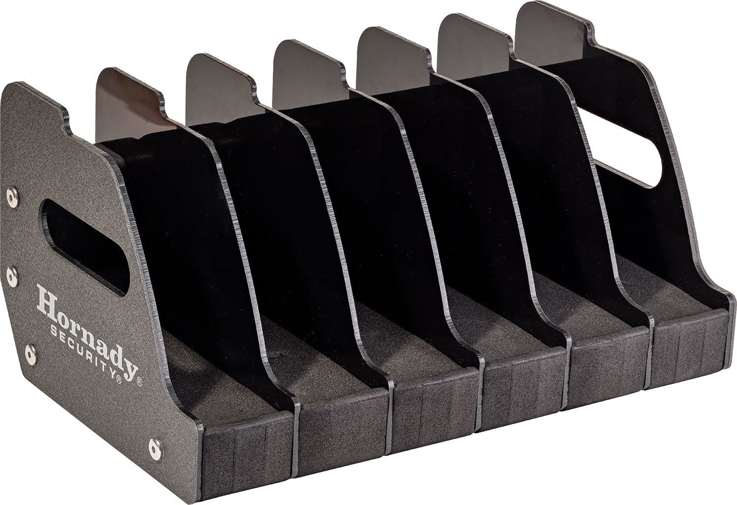 Hornady Metal Pistol Rack Model 95832 Holds 6 Guns with Foam Dividers