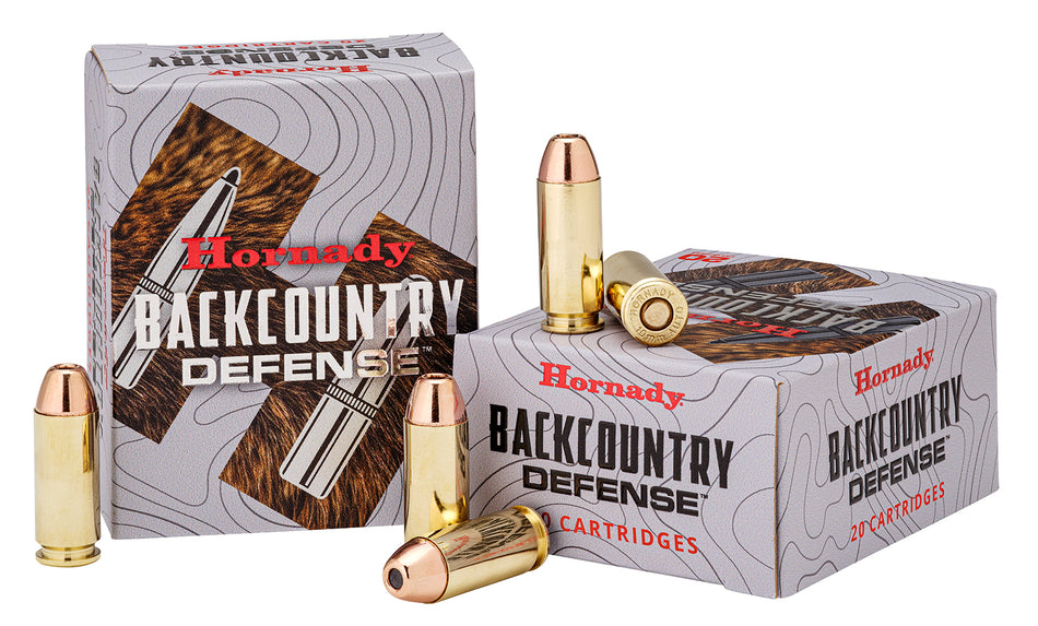 Hornady BACKCOUNTRY DEFENSE .500 S&W Mag 500 grain Jacketed Soft Point ammunition