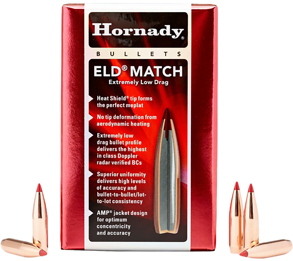 Hornady 6mm .243 109gr ELD Match Reloading Bullets 500-Count