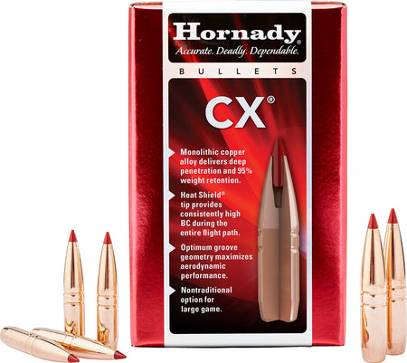 Hornady CX 90 Grain Bullets 6.5mm .264 50/Box