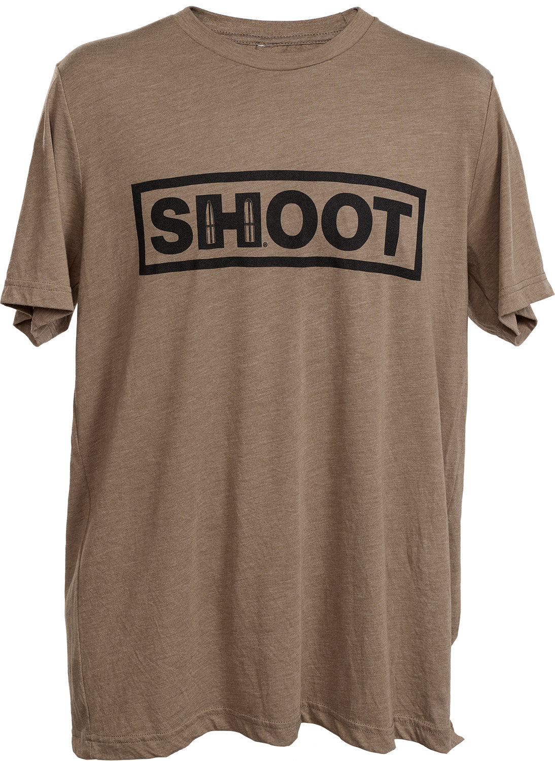 Hornady Shoot 3XL Tri-Blend Short Sleeve Tee Brown
