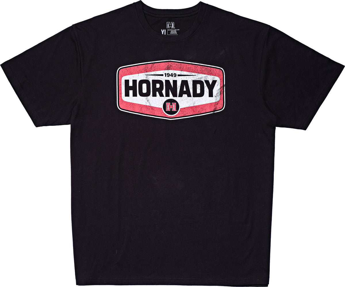 Hornady 99607XL Short Sleeve Black Cotton T-Shirt Size XL