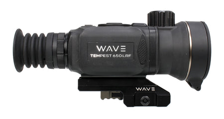 Wave WTS205 Tempest 650 LRF Thermal Scope 3x50mm Illuminated Multi Reticle Black 640x512 12 Microns 12x Digital Zoom 50Hz