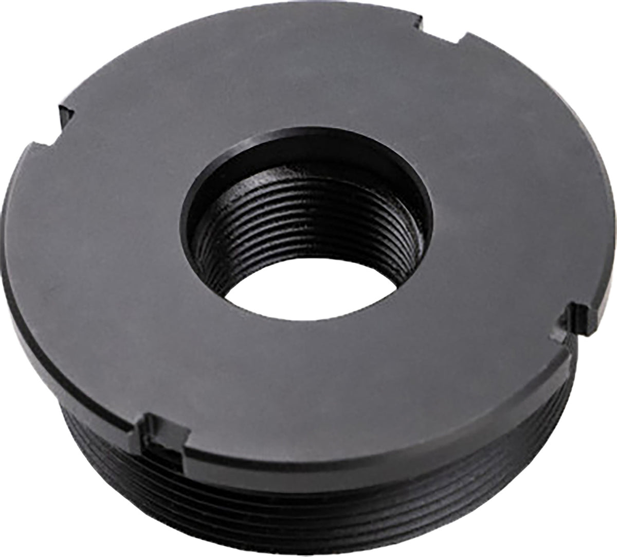 CMMG DEFCAN 1/2"x28 Direct Thread Muzzle Mount Nitride Black Suppressor Adapter
