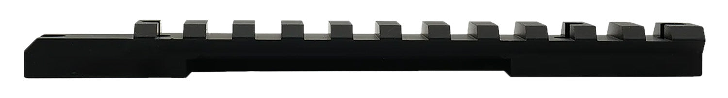 Weatherby J010001 Black Aluminum Weaver-Style Picatinny Rail Fits Mark V Magnum 9-Lug Action 20 MOA