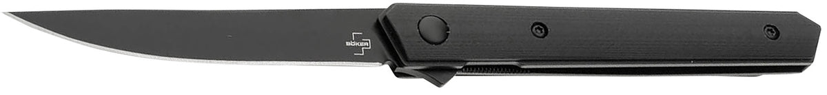 Boker Plus Kwaiken Air Mini EDC Folder 3.07" Plain Black Blade G10 Scales