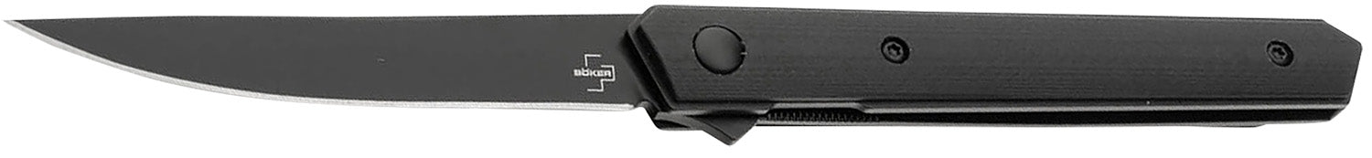 Boker Plus Kwaiken Air Mini EDC Folder 3.07" Plain Black Blade G10 Scales