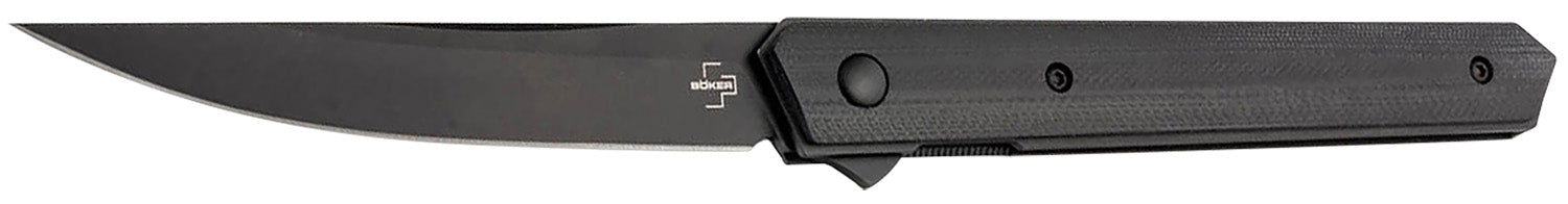 Boker Plus Kwaiken Air EDC Folder 3.54" Plain Black Blade G10 Scales