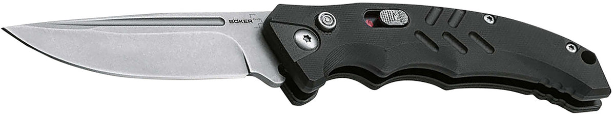 Boker Plus Intention II EDC Auto Folding Knife Drop Point D2 Blade Black G10 Handle
