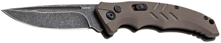 Boker Plus Intention II EDC Auto Folding Knife Drop Point D2 Blade Brown G10 Handle