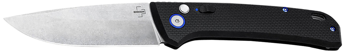 Boker Plus FRND EDC Pocket Knife 3.35" Drop Point Stonewash D2 Blade Grivory Handle