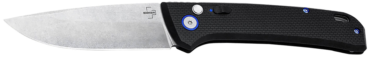 Boker Plus FRND EDC Pocket Knife 3.35" Drop Point Stonewash D2 Blade Grivory Handle