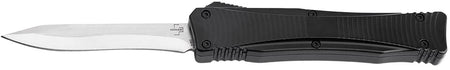 Boker 06EX245 Falcon 2.0 OTF Auto Knife 3.35" Plain D2 Steel Reverse Tanto Blade Black Aluminum Handle
