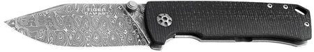 Boker Plus Tiger-Damast 111103DAM 3.35" Damascus Steel Blade Micarta Handle Folding Pocket Knife