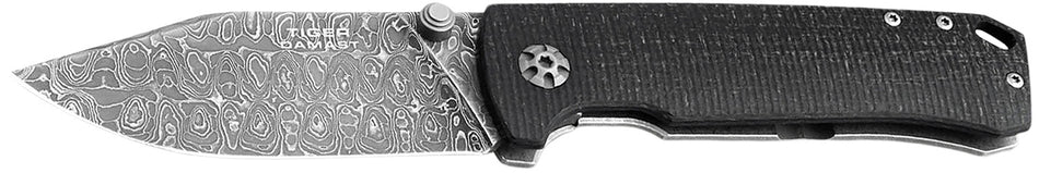 Boker Plus Tiger-Damast 111103DAM 3.35" Damascus Steel Blade Micarta Handle Folding Pocket Knife