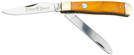 Boker Traditional Series Trapper 110835 Clip/Spey D2 Blade Smooth Yellow Bone Handle