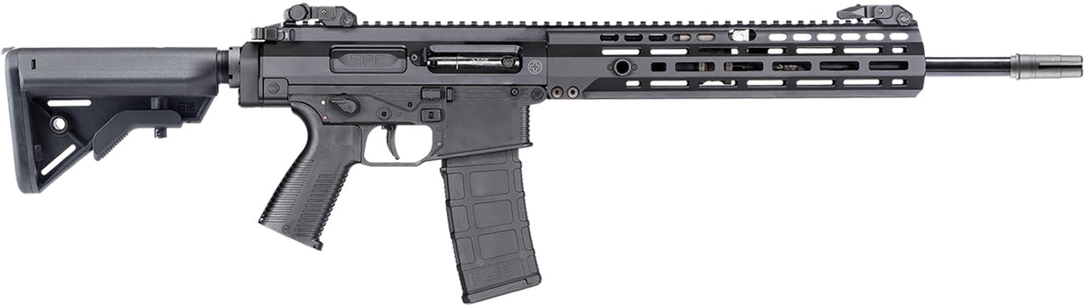 B&T Firearms BT-500243-US SPC 223 Rem/5.56 NATO 30+1 16" Black Anodized Barrel & Receiver, M-LOK Handguard, Black Polymer Stock & Grip