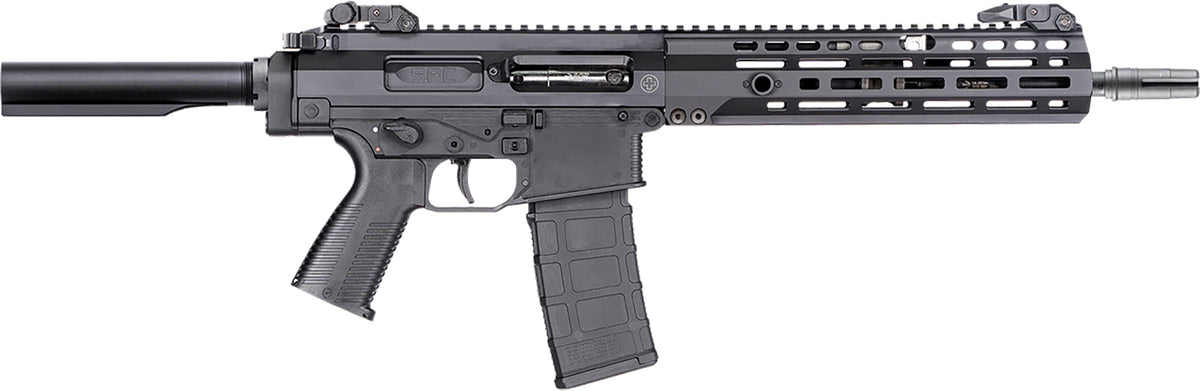 B&T Firearms BT-500290-US SPC 223 Rem/5.56 NATO 33+1 10.50" Black Anodized Threaded Barrel, M-LOK Handguard, Black Hardcoat Anodize Receiver, Black Polymer Buffer Tube, Black Polymer Grip